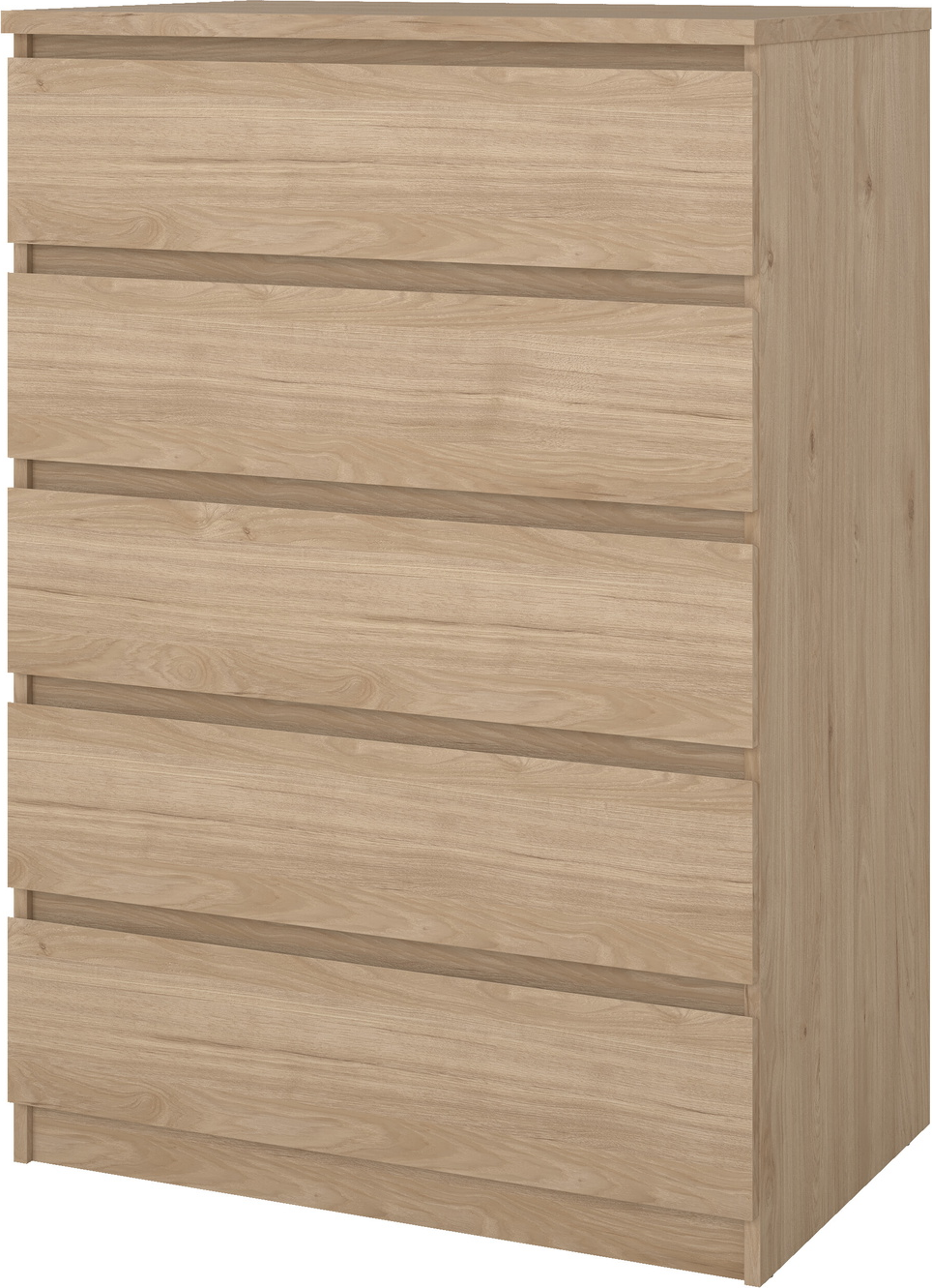 Kommode Vesterholm Naia    Skuffer  Grebsfri  Vægmonteret  Jackson Hickory  H111xb77xd50 Cm
