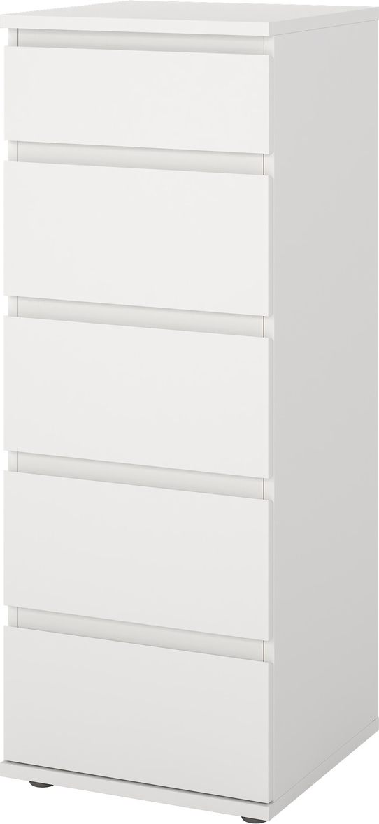 Kommode Vesterholm Nova   Skuffer Grebsfri H106   B40   D40 Cm Hvid Folie Fsc Dansk Design