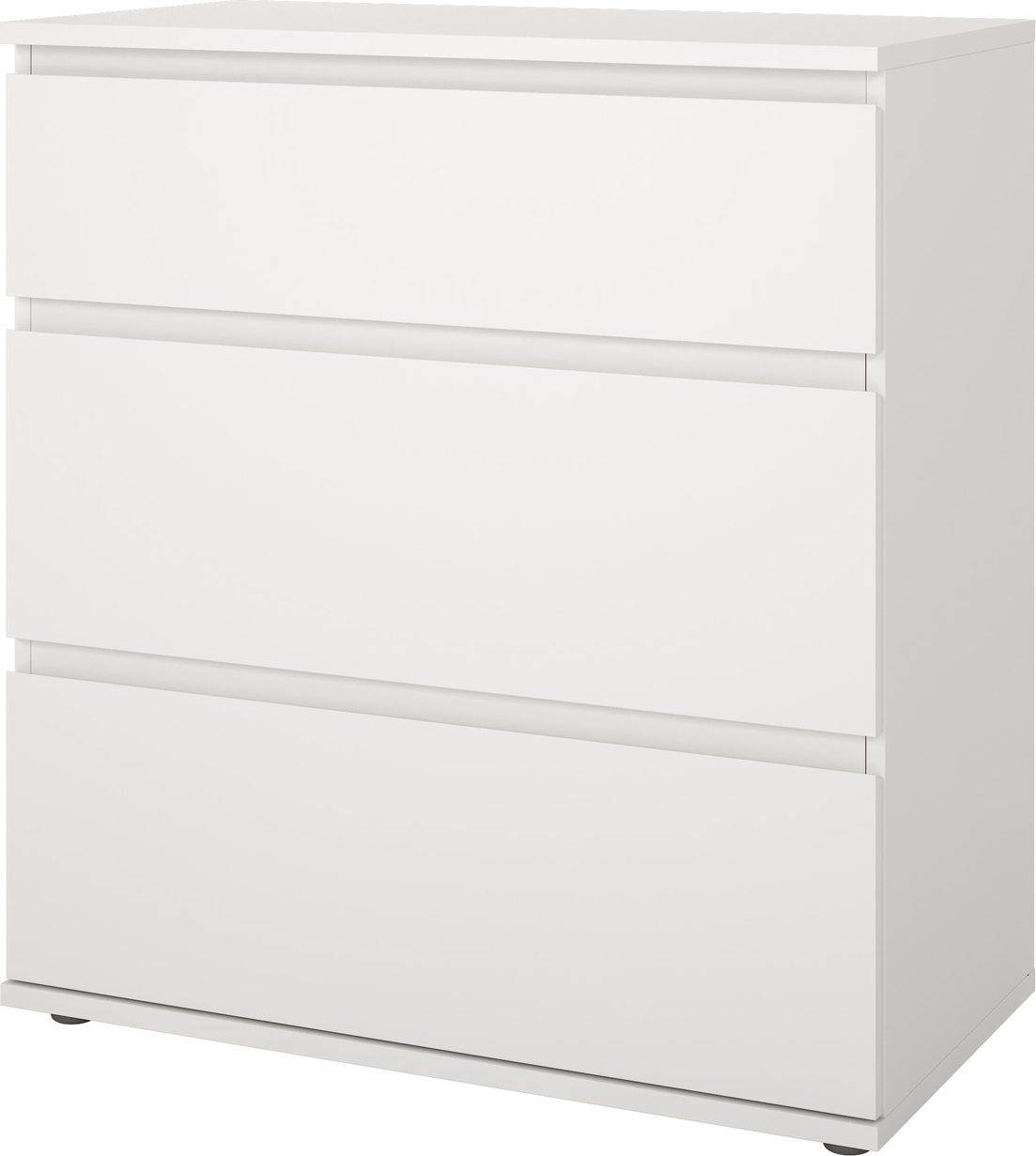 Kommode Vesterholm Nova   Skuffer Grebsløs H83     B76     D40 Cm Hvid Fsc