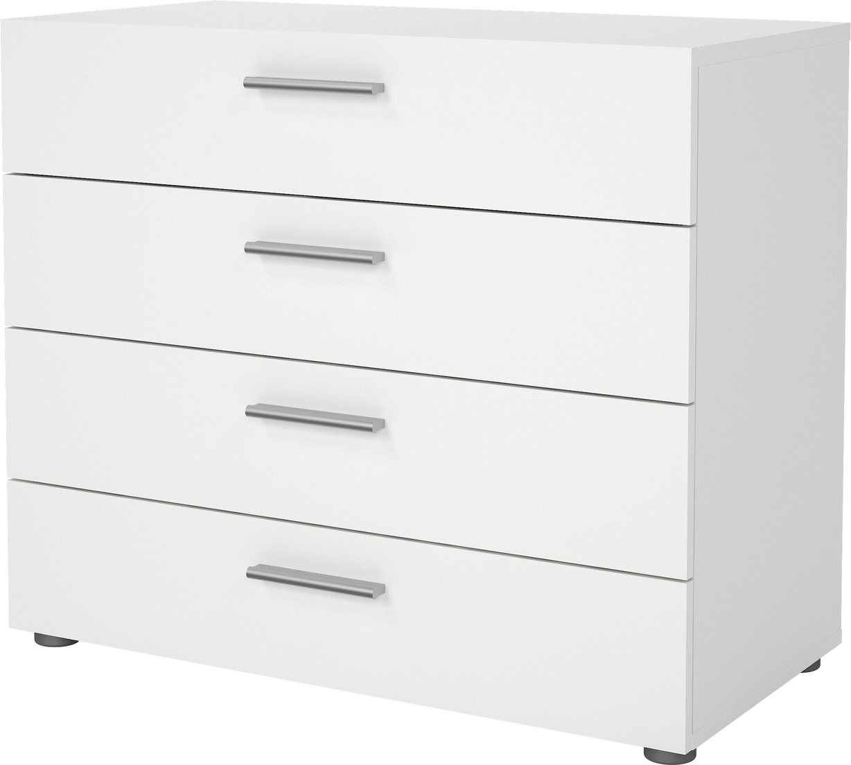 Kommode Vesterholm Pepe   Skuffer Hvid H68ã B80ã D40 Cm Fsc Vægmonteret Kuglelejede Skinner