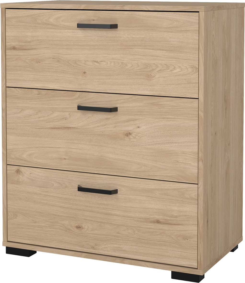 Kommode Vesterholm Sofia  Jackson Hickory Foliefinish    Skuffer  Fsc  Vægmonteret H82 7xb70 2xd39   Cm