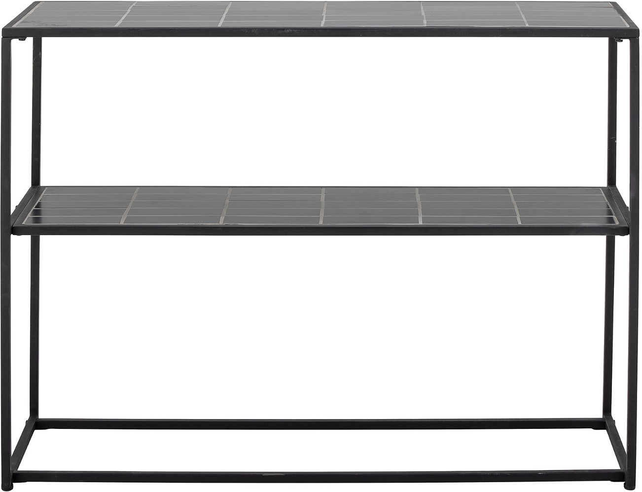 Konsolbord Bloomingville June - Sort Sten og Metal 80x35 cm