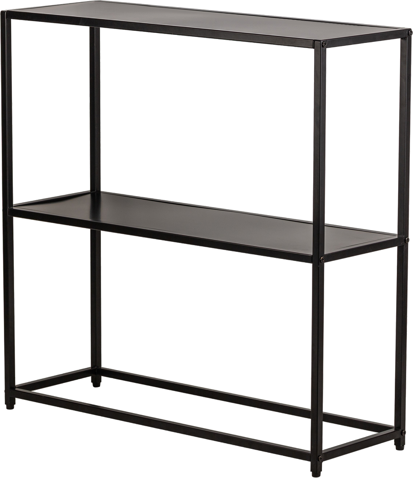 Konsolbord Nordlys Furniture Oxford Sort Metal Epoxylak H80ã B80ã D27 Cm