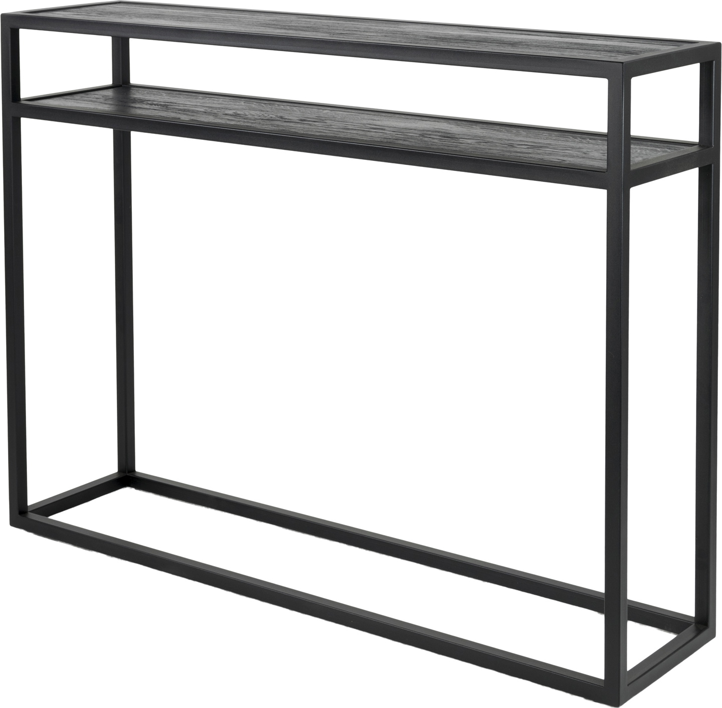 Konsolbord Daniél fra Spinder Design - Sort Stål og Egetræ