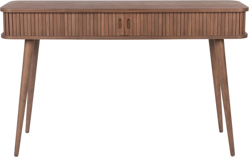 Konsolbord Zuiver Barbier L120 B35 H74 Cm Mudderbrun Gummitræ-valnødfinér