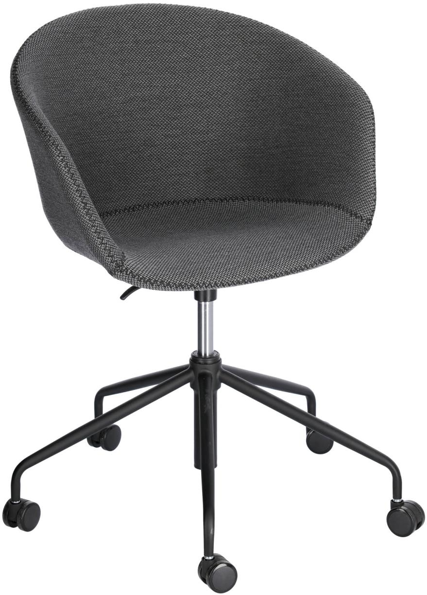 Ergonomisk Yvette Kontorstol fra Kave Home - Mørkegrå Tilbud!