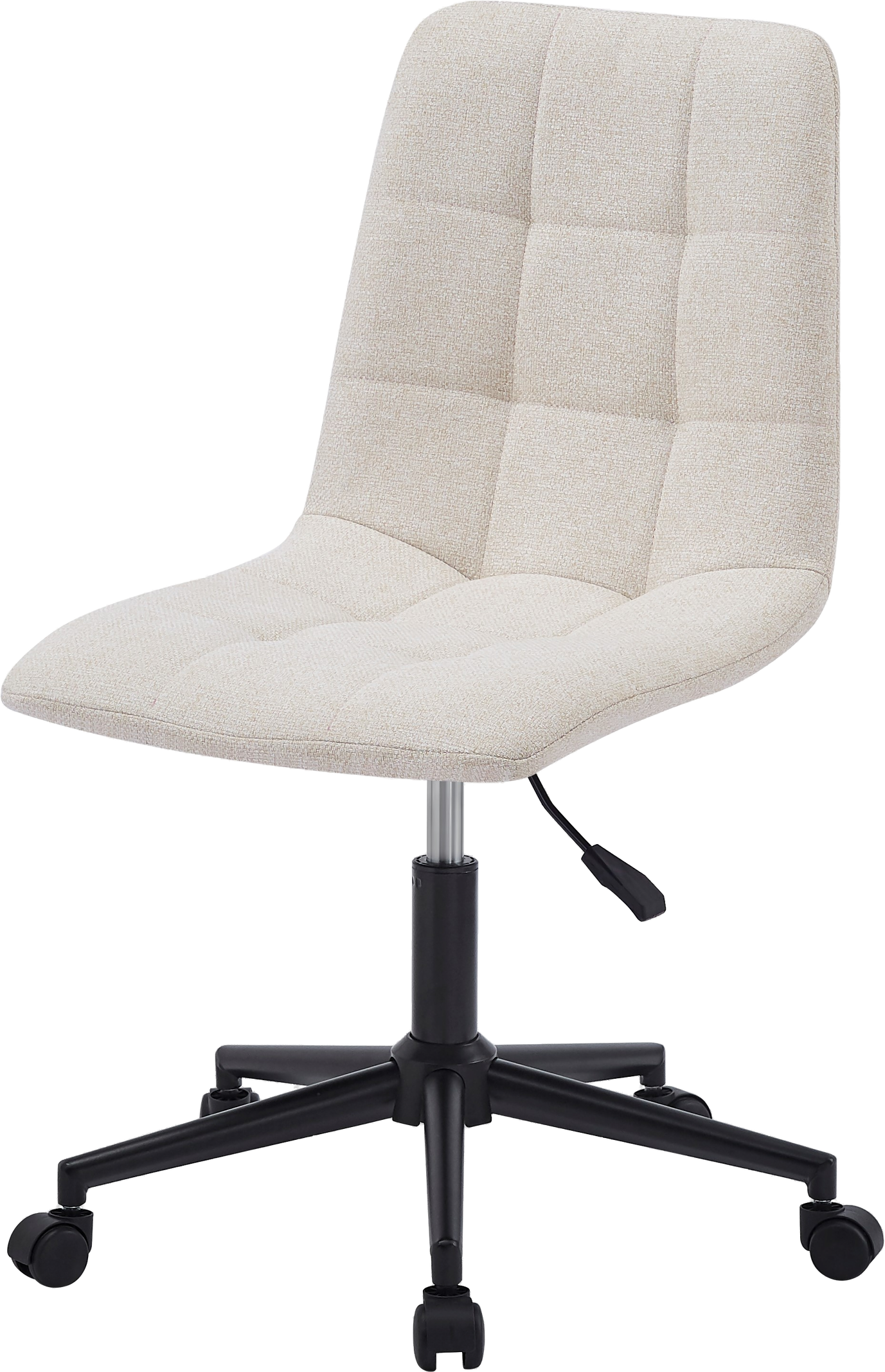 Ergonomisk Kontorstol Offbjorn i Beige Stof - Justerbar Højde