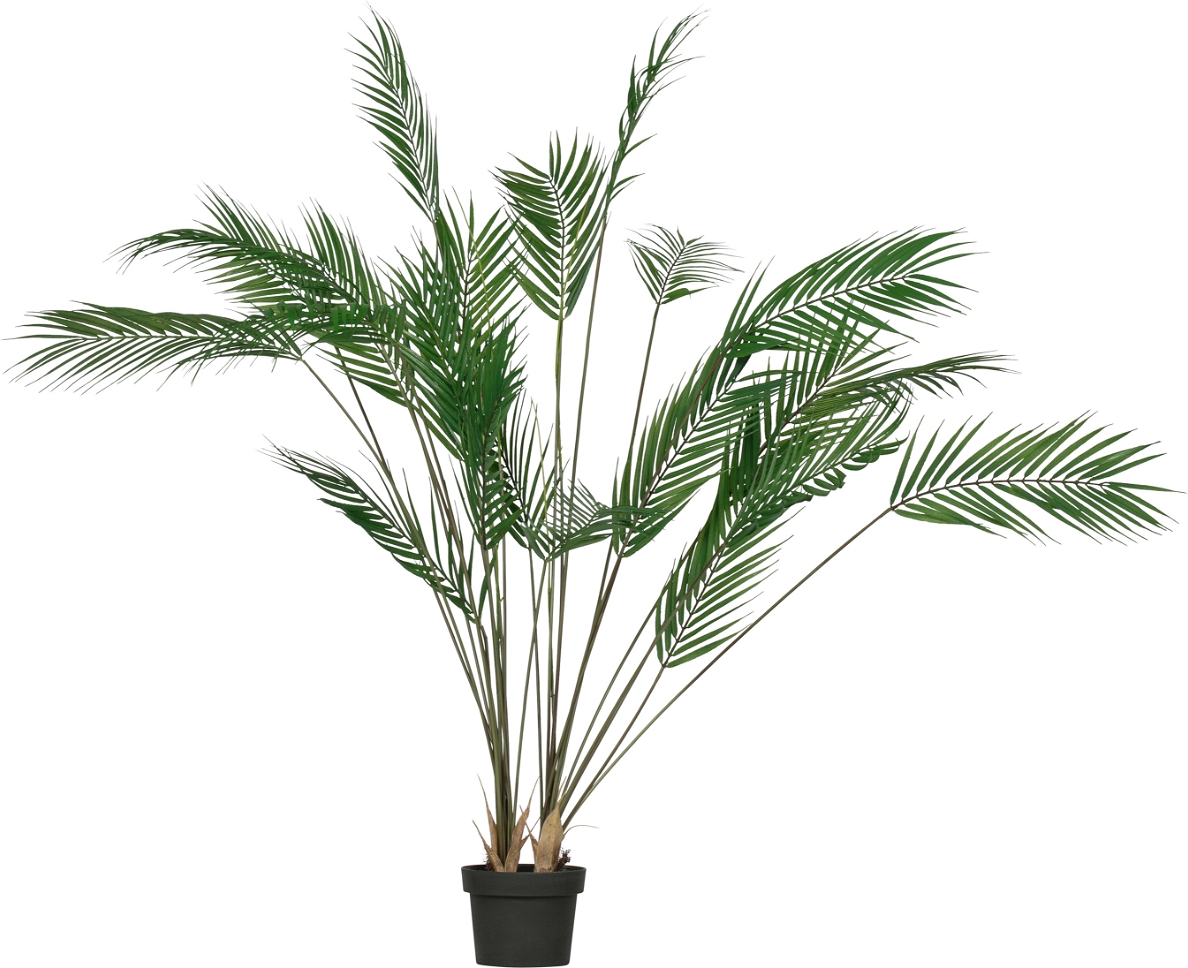 Kunstig Woood Palm Plante - Vedligeholdelsesfri Grøn Dekorativ Plante