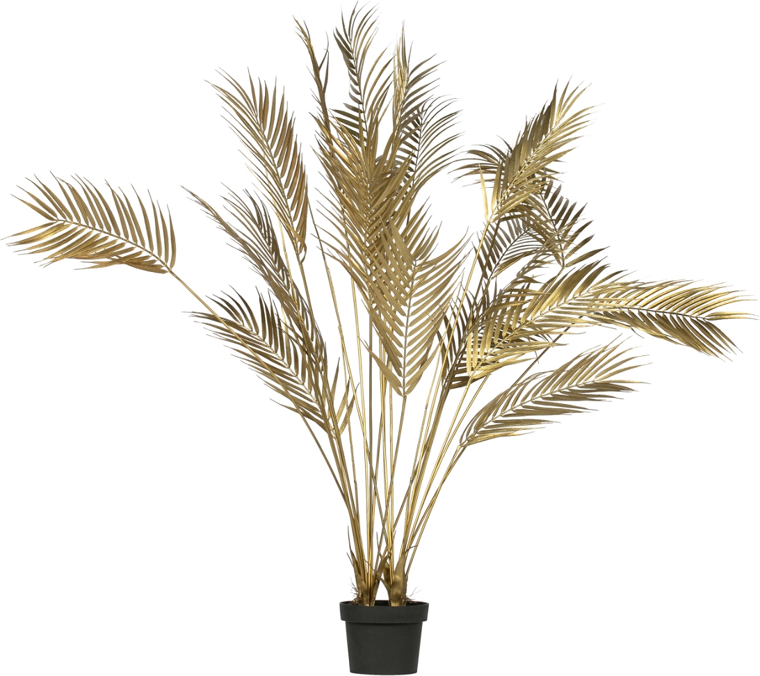 Kunstig Gylden Palm Plante fra Woood - Elegance til Dit Hjem