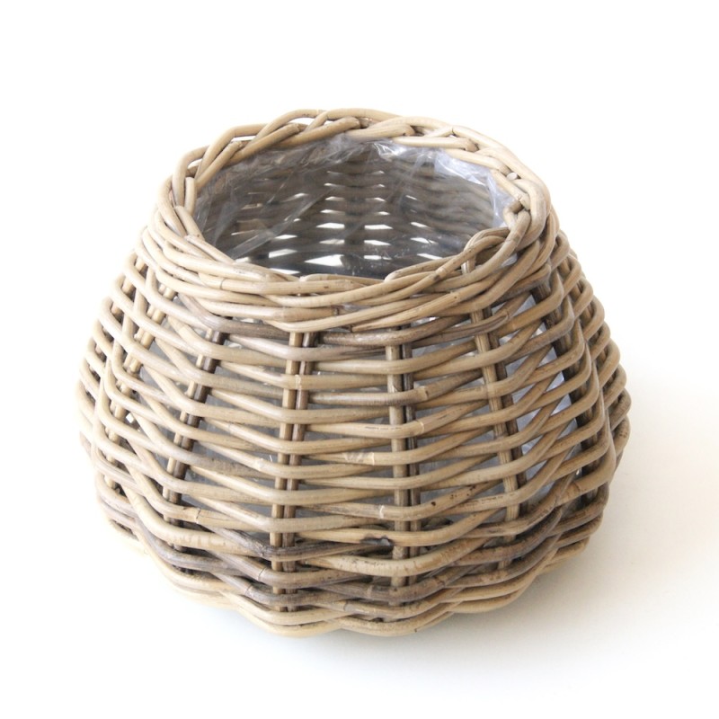 Kurv Rattan Bred Quot Dråbeformet Quot Aafod