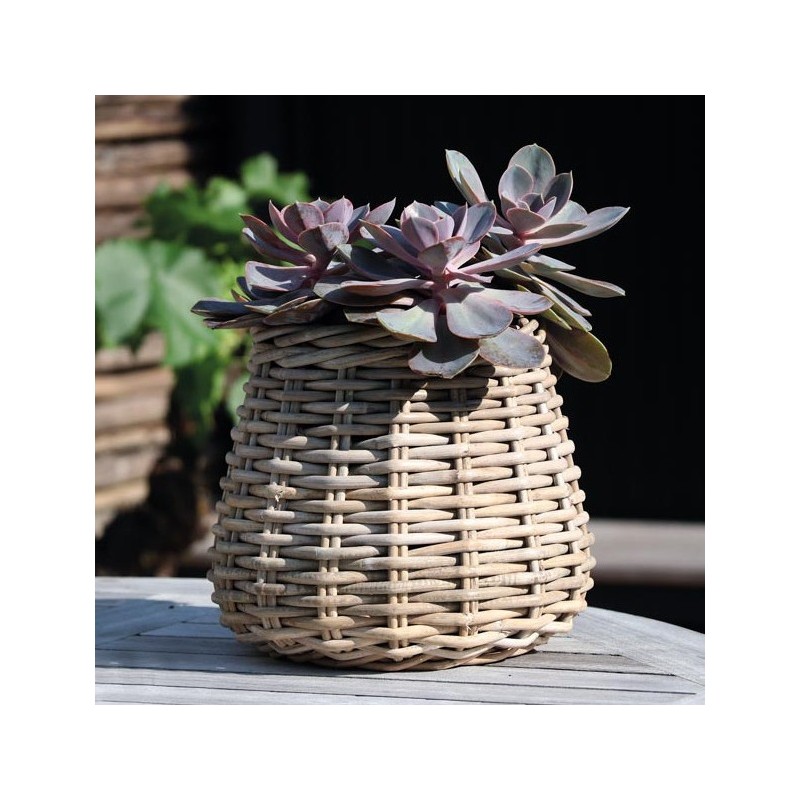 Kurv Rattan  Quot Dråbeformet Quot  Aafod