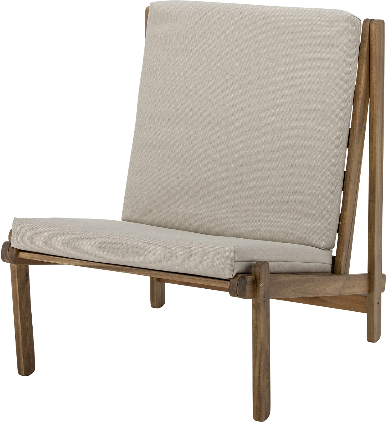 Elegant loungestol i akacietræ fra Bloomingville Gani