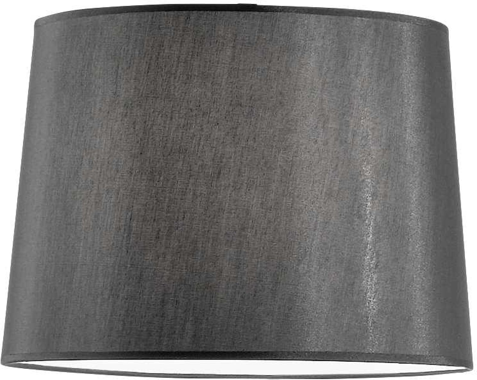 Elegant sort lampeskærm fra Ideal Lux Dorsale, ø40 cm