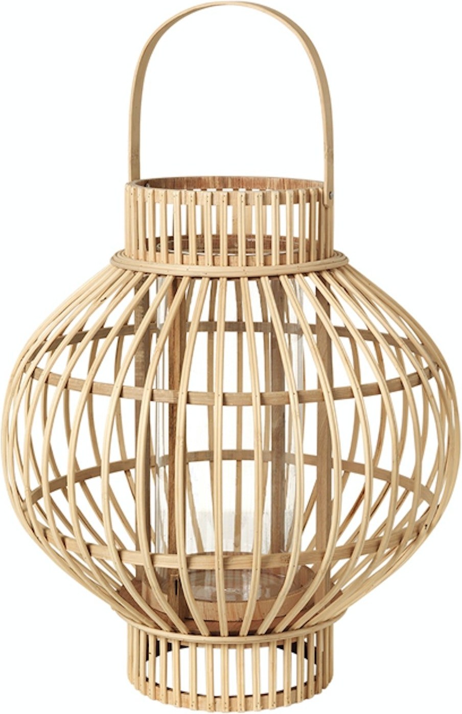 Broste Copenhagen Globus Lanterne i Bambus - Elegant Design