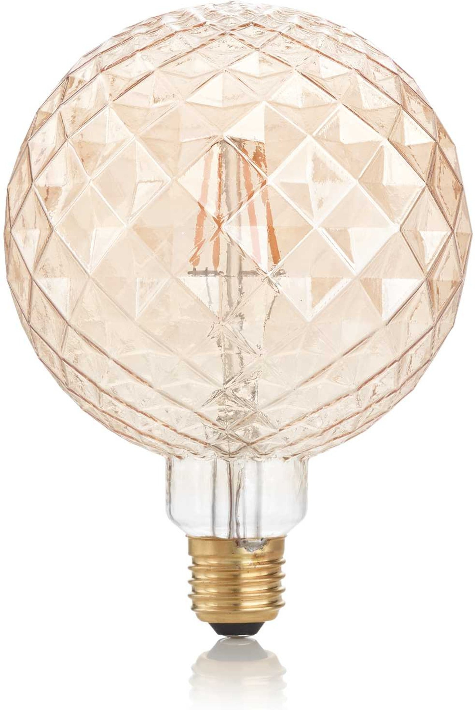 Ravfarvet LED E27 pære fra Ideal Lux - 4W, 360 Lm tilbud