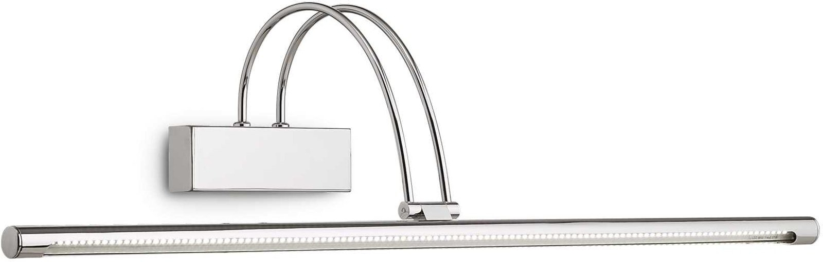 Led-væglampe Ideal Lux Bow Krom L76 B23 H18 Cm 600 Lm Energieffektiv