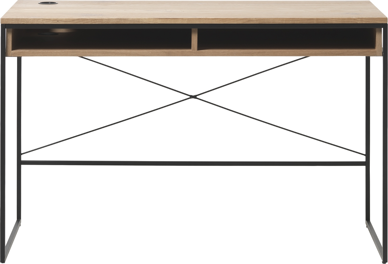 Lille Skrivebord Nordique Design Rivoli Natur Sort 120ã 60 Cm