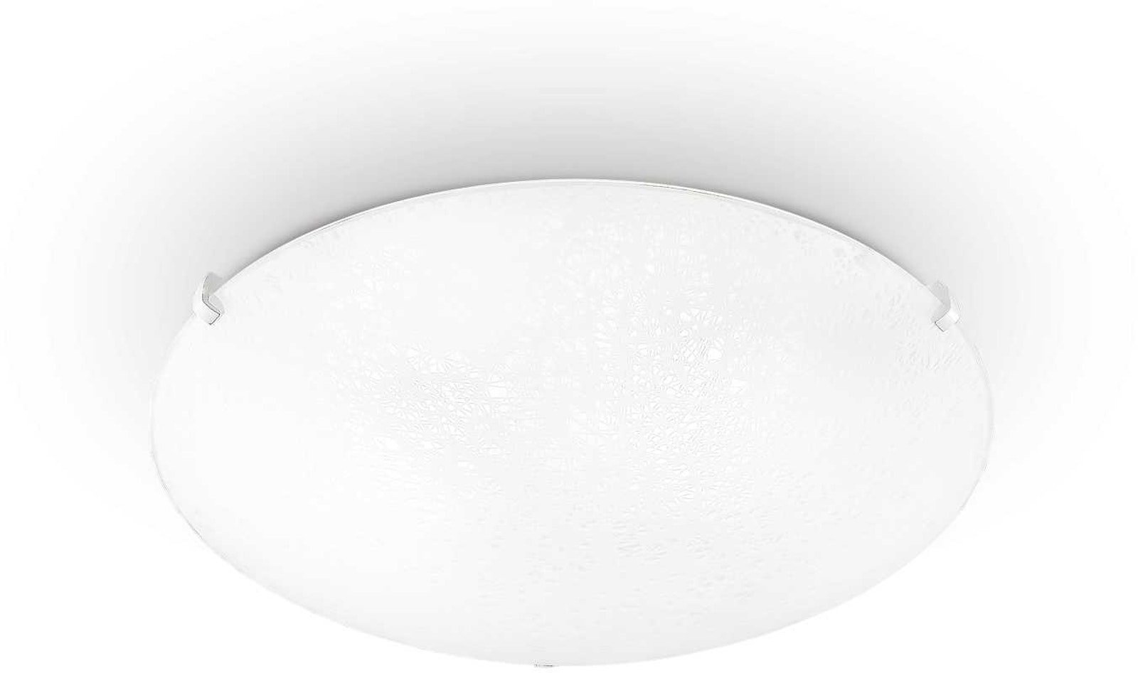 Elegant loftlampe Ideal Lux Lana i hvid nikkel