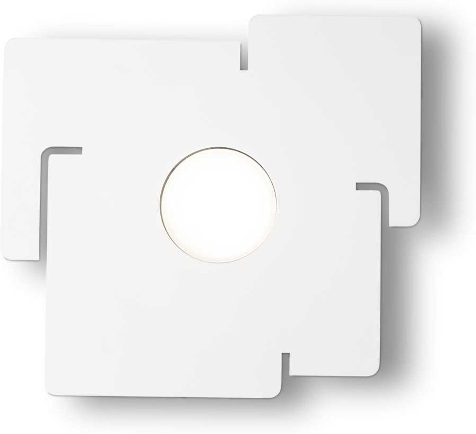 Loftlampe Ideal Lux Totem Led Hvid Metal 27x3x25 Cm