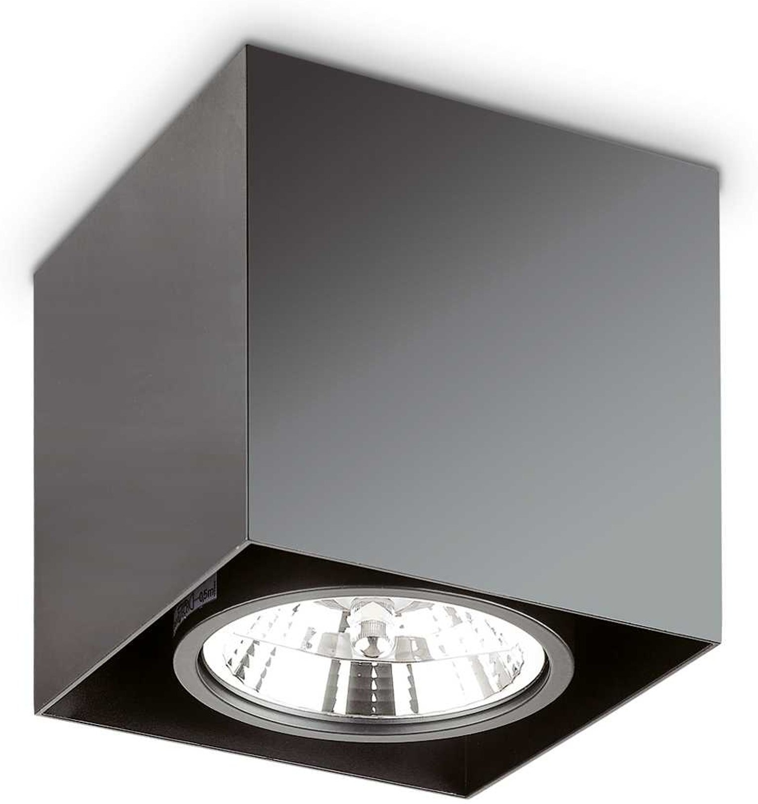 Loftslampe Ideal Lux Mood Sort Aluminium 15ã 15ã 15 Cm Inkl  Gu10-pære