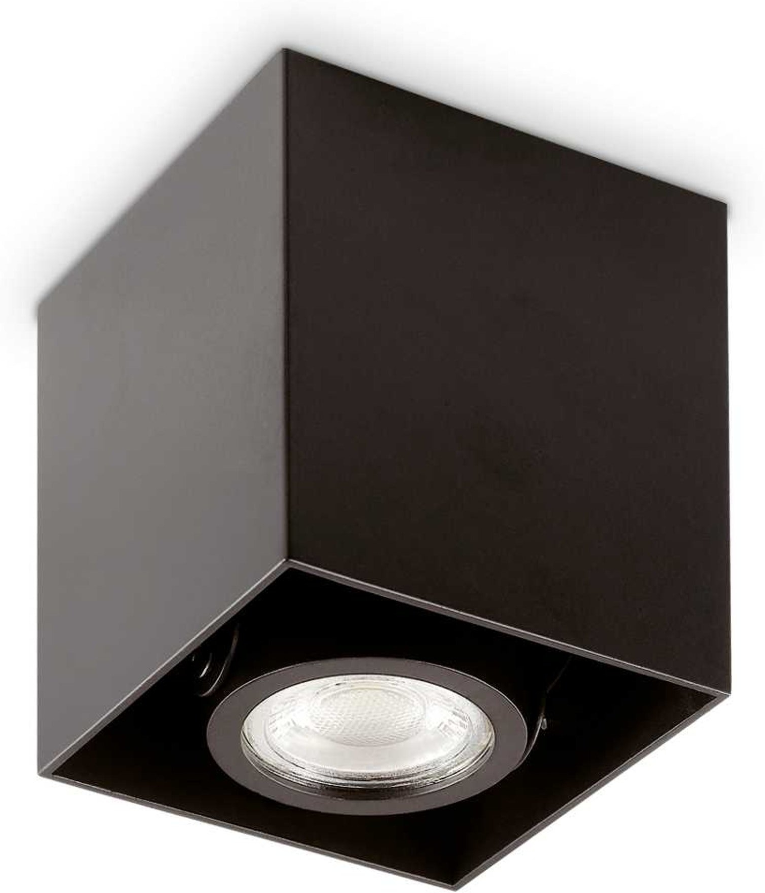 Loftslampe Ideal Lux Mood Sort Aluminium Gu10 5w 480 Lm 3000   H10 4ã B9ã L9 Cm