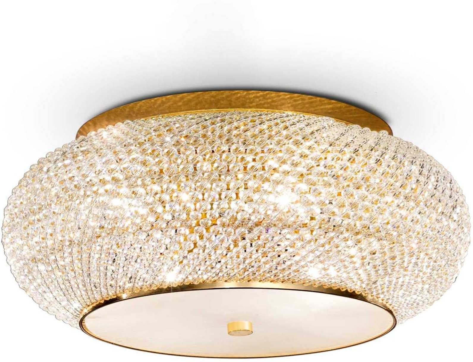 Elegant Loftslampe i Guld og Krom - Pasha Design