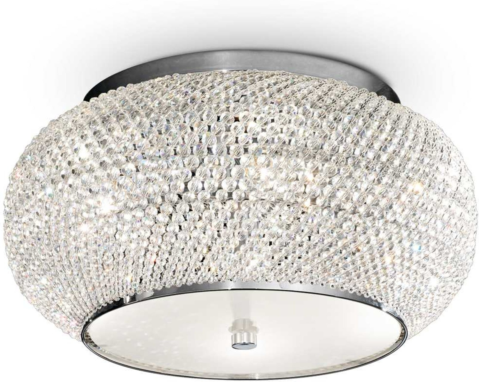Elegant Loftslampe Pasha med Krystalperler - Tilbud!
