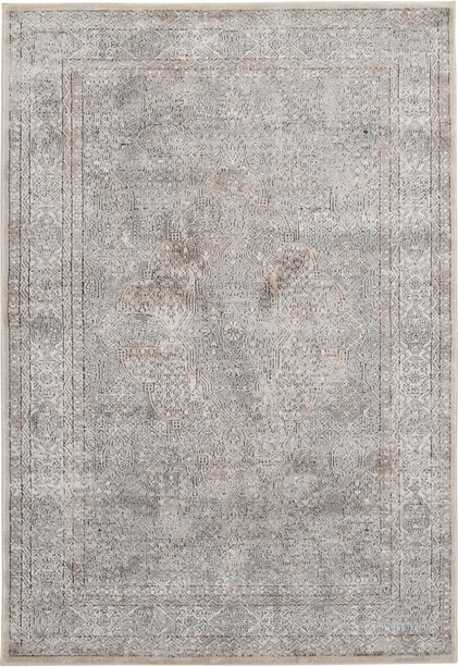 Loomery Oregon Gulvtæppe 200   290 Cm Beige   Varmefikseret Polyester Med Blødt Slidt Mønster
