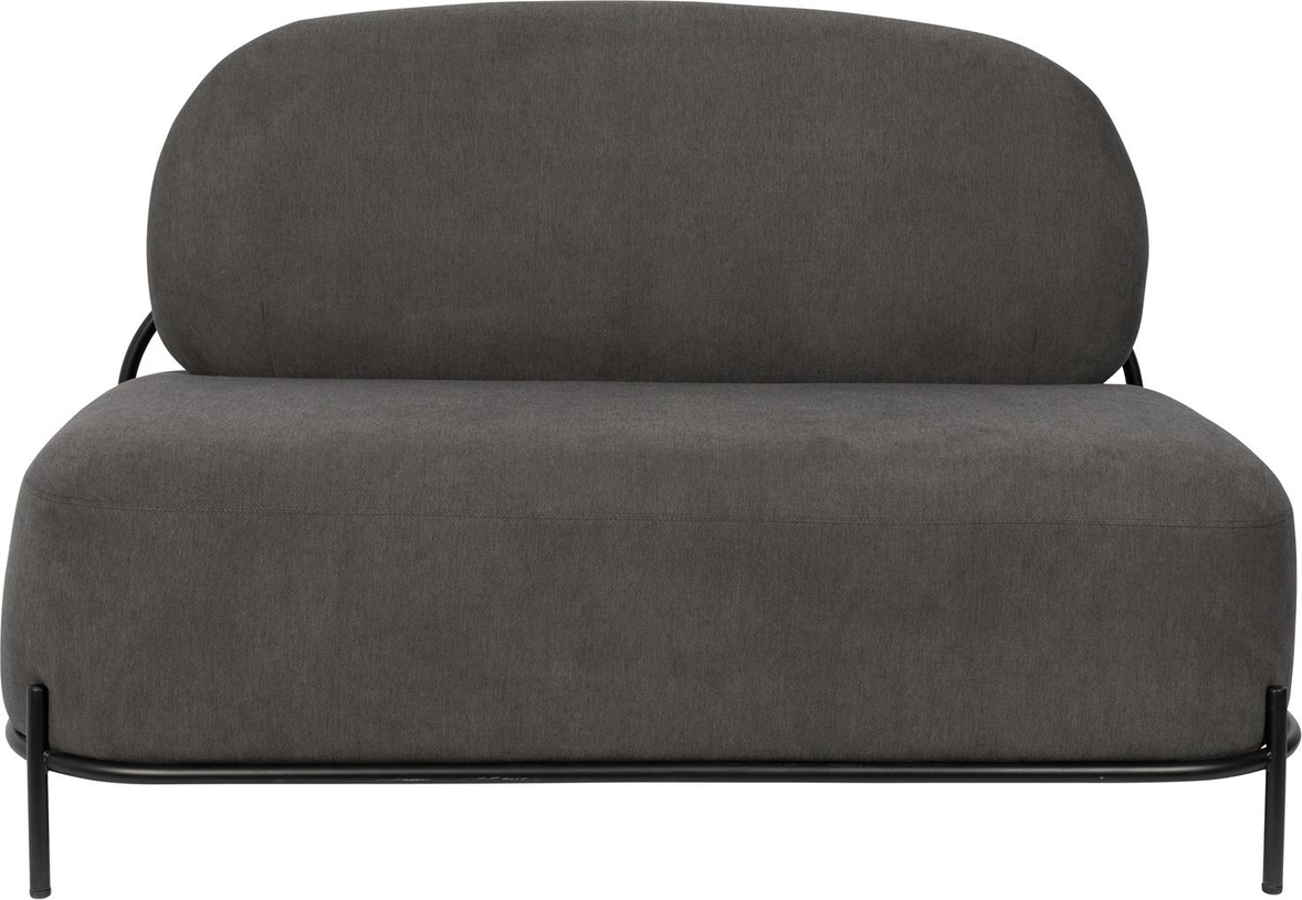 Loungesofa Studio White Polly Askegrå Polyester 125x77x71   Cm