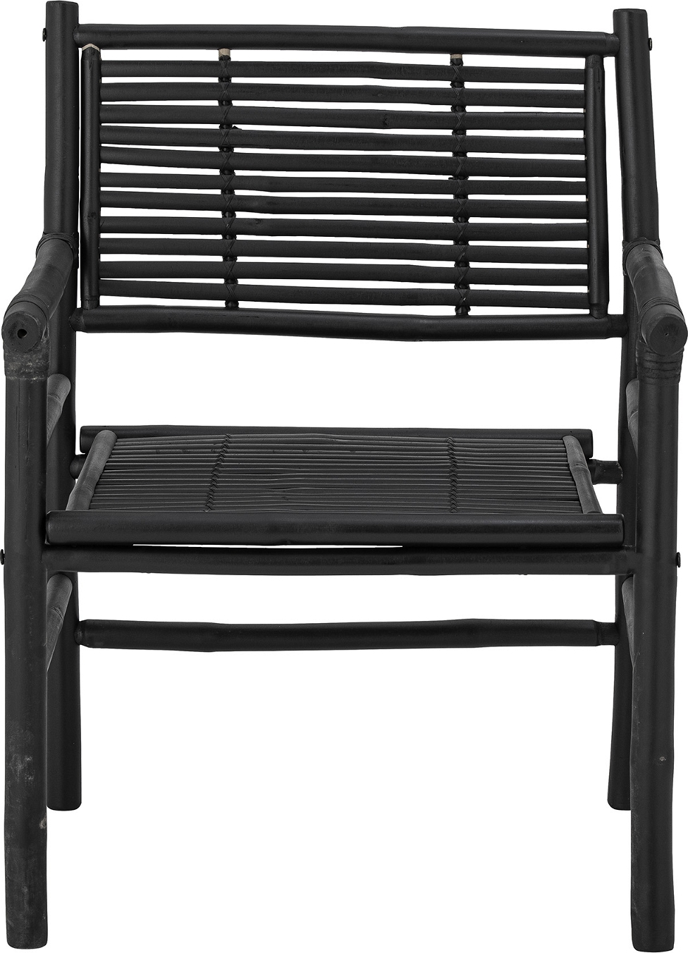 Elegant Loungestol i Sort Bambus fra Bloomingville