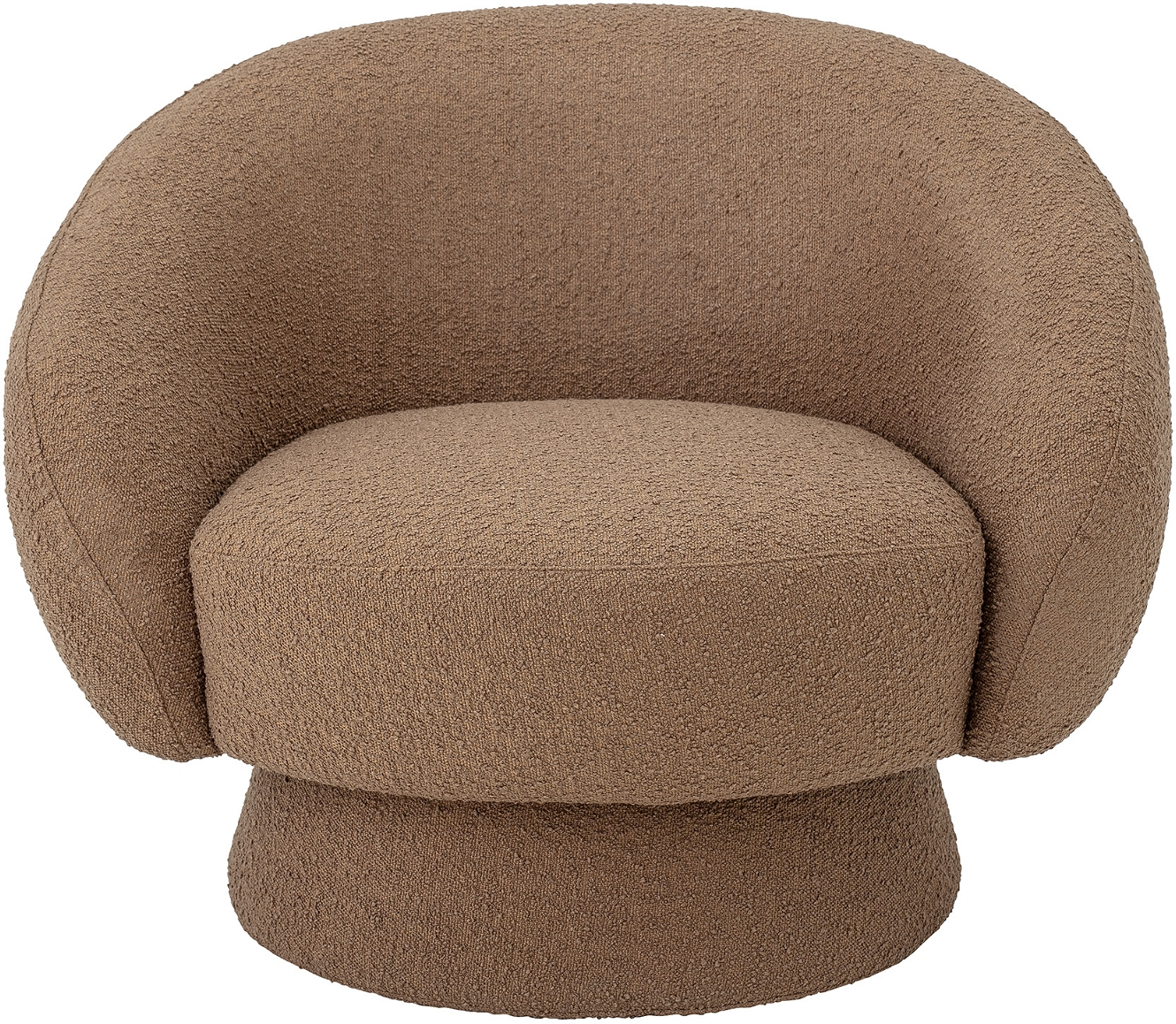 Elegant Loungestol Bloomingville Ted i Brun Polyester