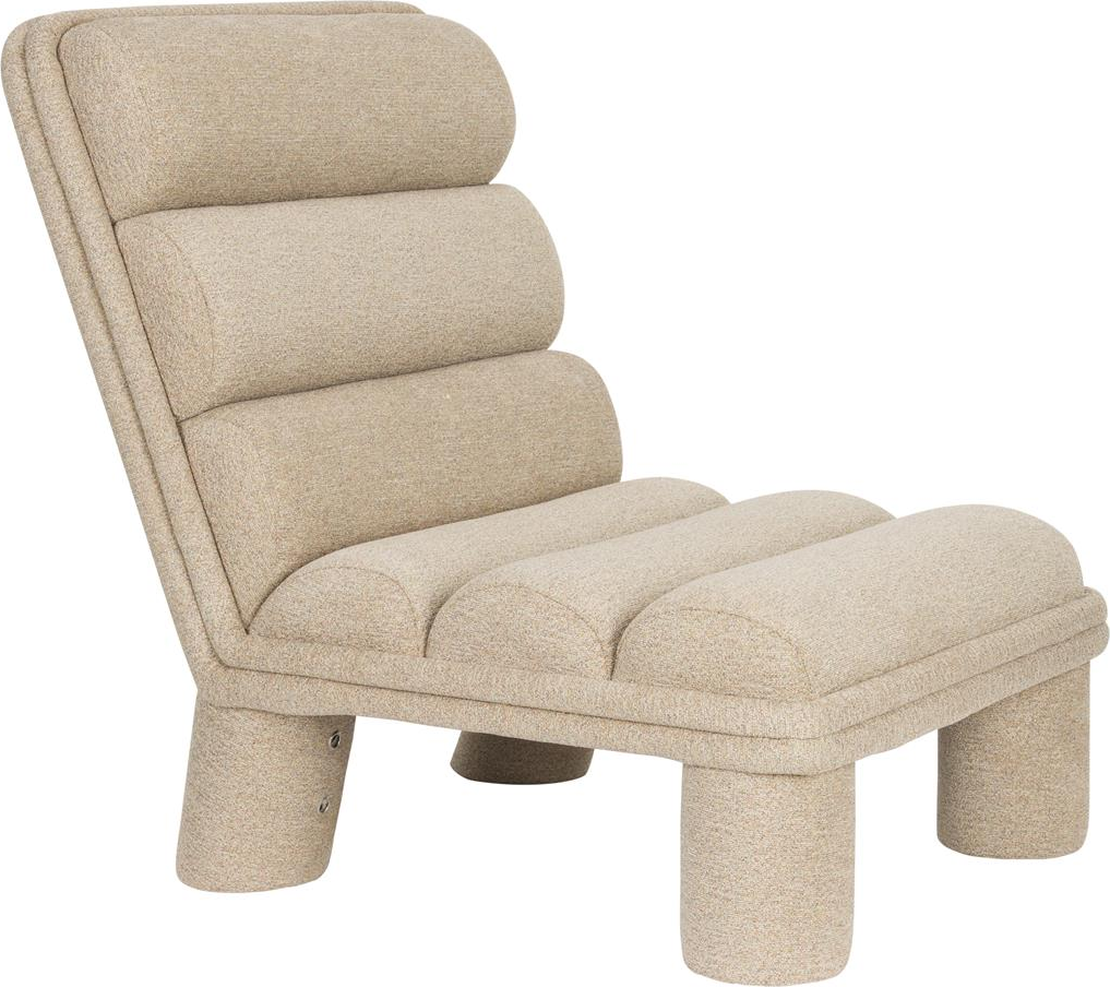 Loungestol Dutchbone Fern - Elegant Stenlysgrå Komfort