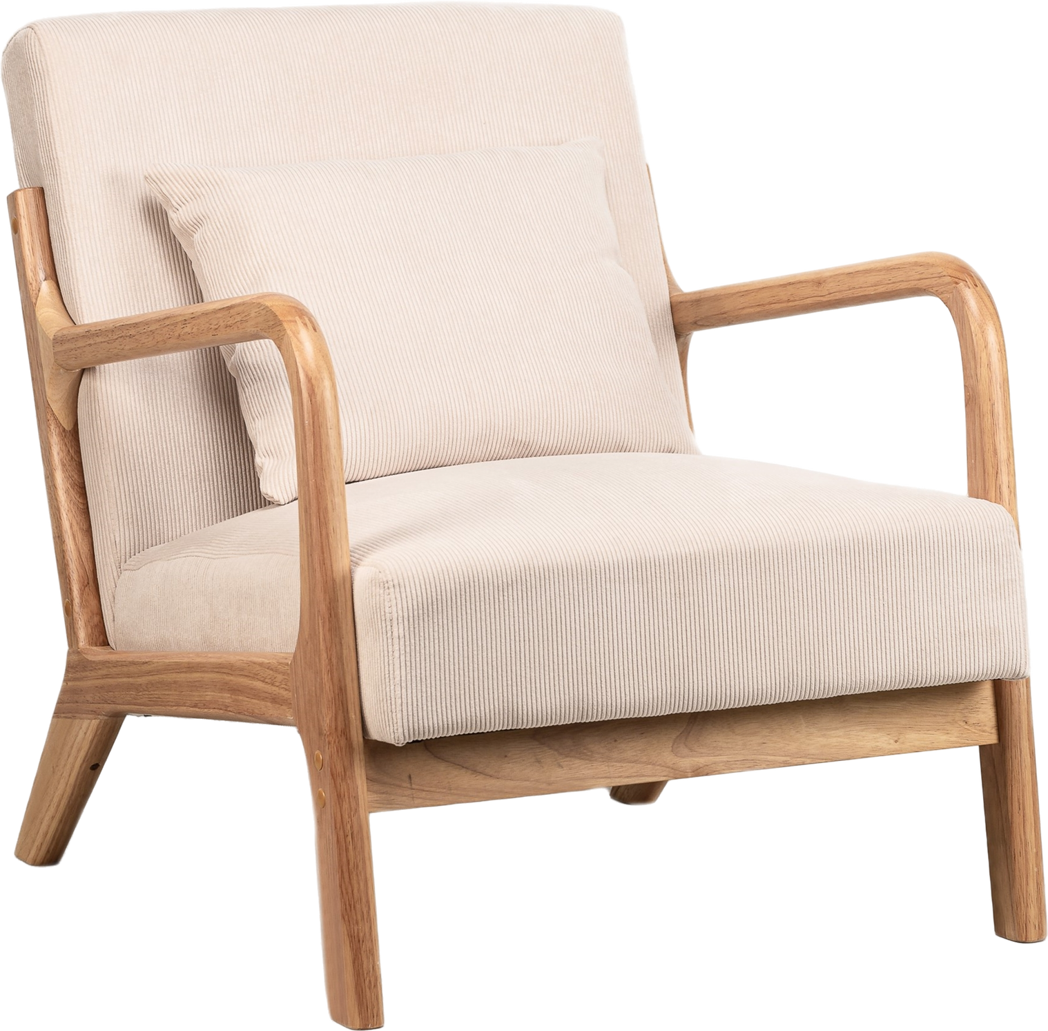 Loungestol Ohama i Varm Brun - Elegant Hjemmeindretning