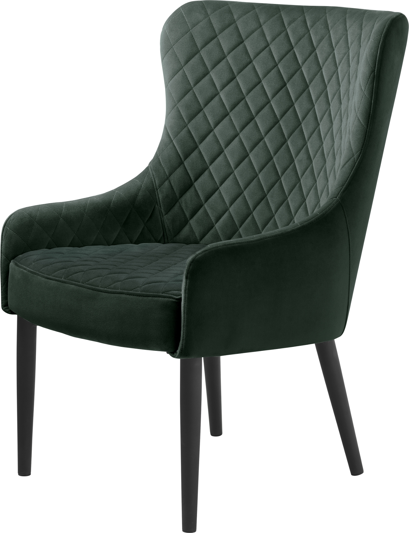 Loungestol Lænestol Nordique Design Ottowa Fløjl Grøn