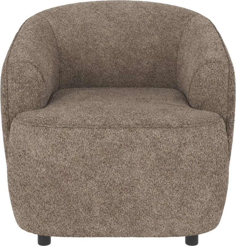 Loungestol Lænestol Rowico Dermot Anna-stof Mørk Beige Nordisk Design H77ã B85ã D90 Cm