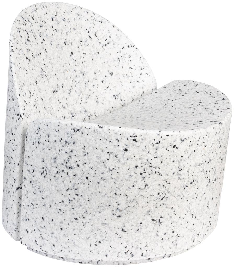 Bæredygtig Loungestol Zuiver Bloom Offwhite - Designperle