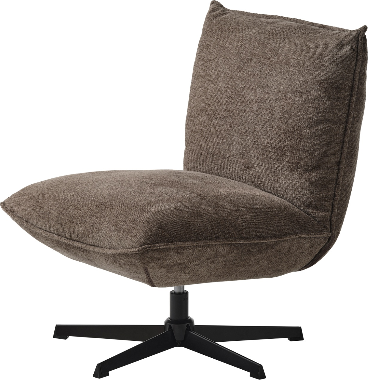 Loungestol Nordique Design Fraser   Choco Sea 442 Mocca Chenille  Metalramme  H88   B70   D83 Cm  Bæredygtig