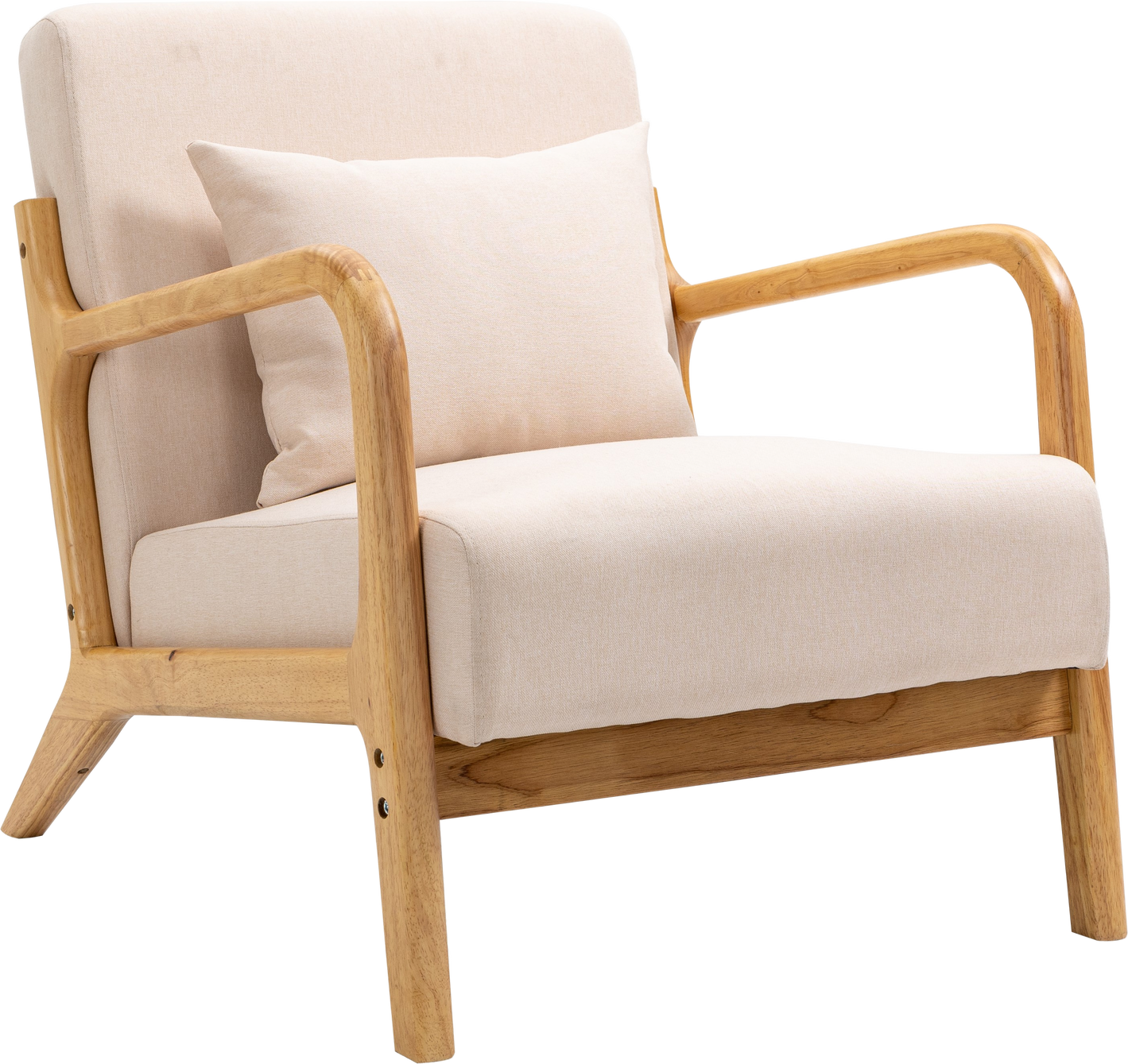 Beige Loungestol Ohama fra Nordlys Furniture - Oeko-tex Kvalitet