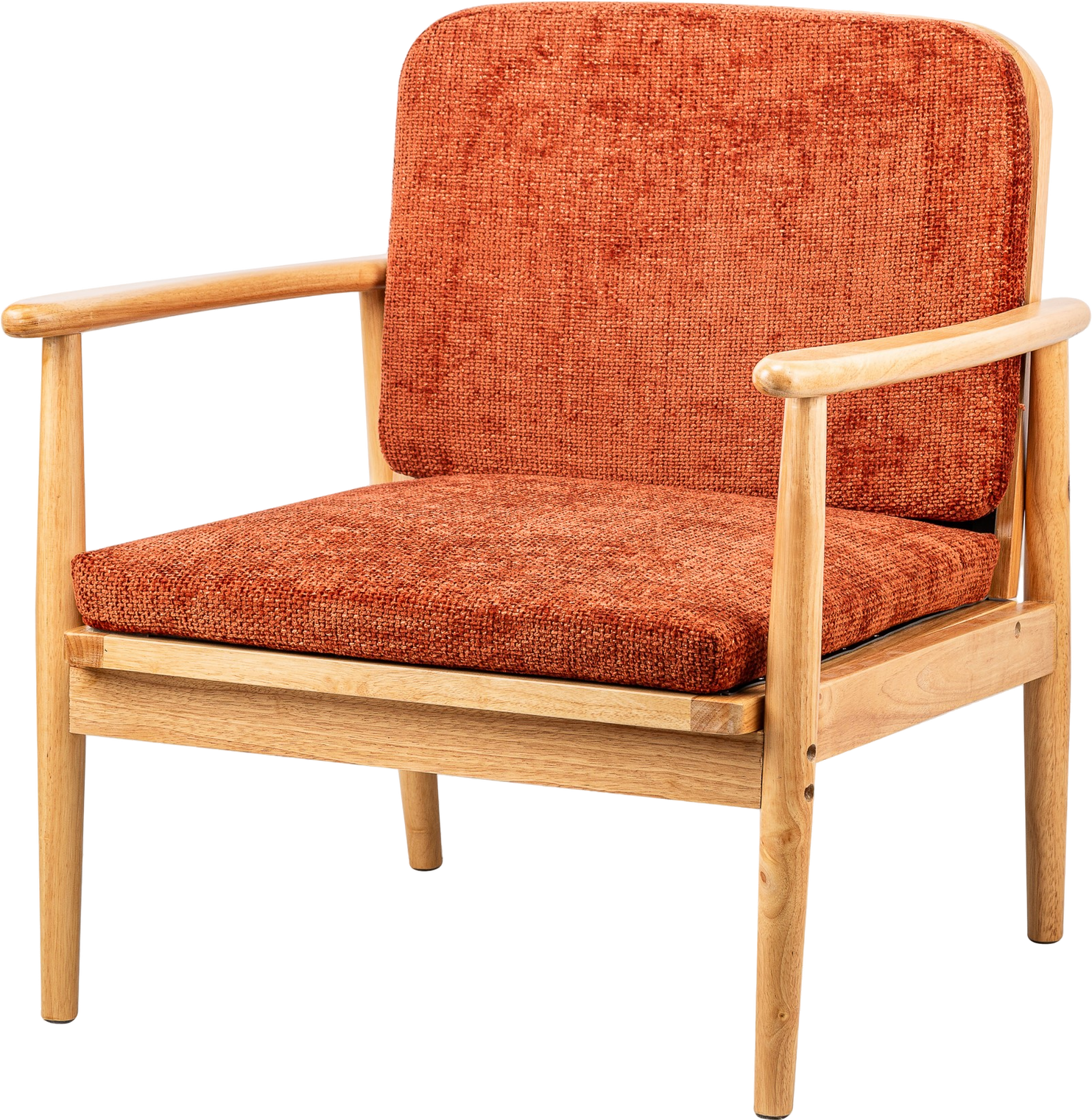 Loungestol Nordlys Furniture Surabaya Rød Lænestol   Oeko-tex Stof   Fsc-gummitræsramme