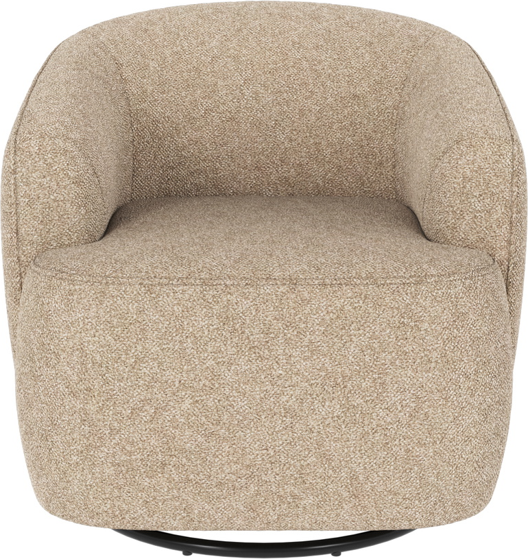Drejbart Loungestol Rowico Dermot Bobby i Beige - Black Friday!