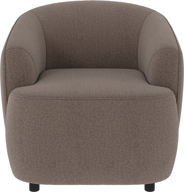 Loungestol Rowico Dermot Brenda Beige Polyesterstof   Fsc-træsramme  Nosag-fjedre  360 Dreje- Eller Gyngefunktion