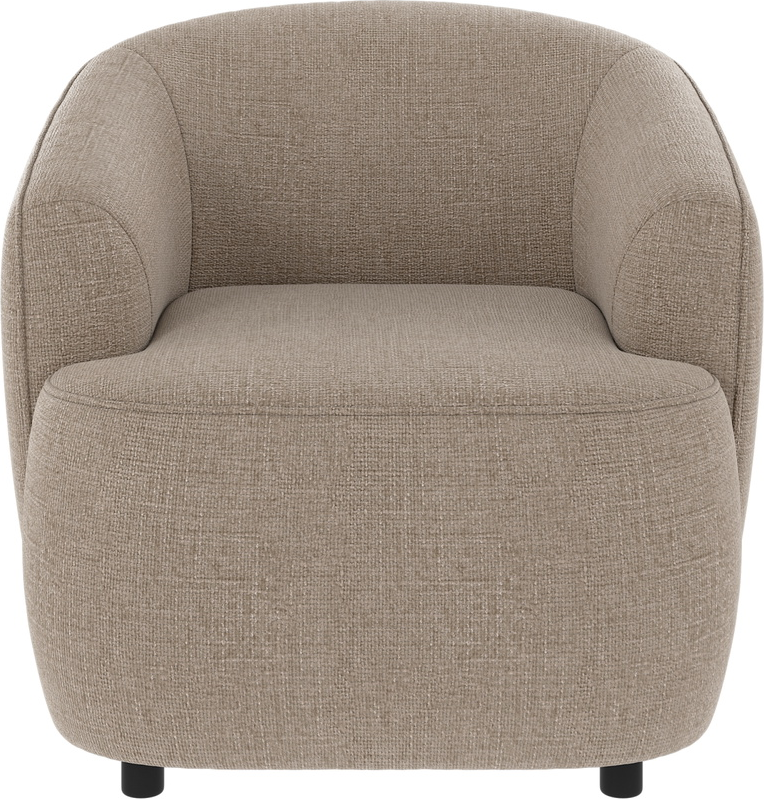 Loungestol Rowico Dermot Robin Gråbeige 100 Polyester Fsc-mix Nosag-fjedre