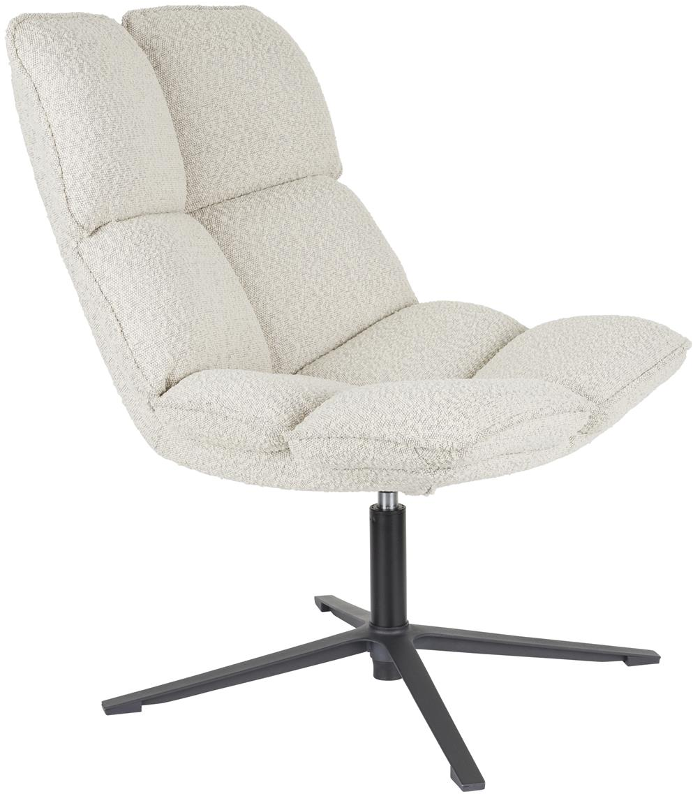 Loungestol Studio White Bros Polstret Polyester Sølv H92   B68   D78 Cm