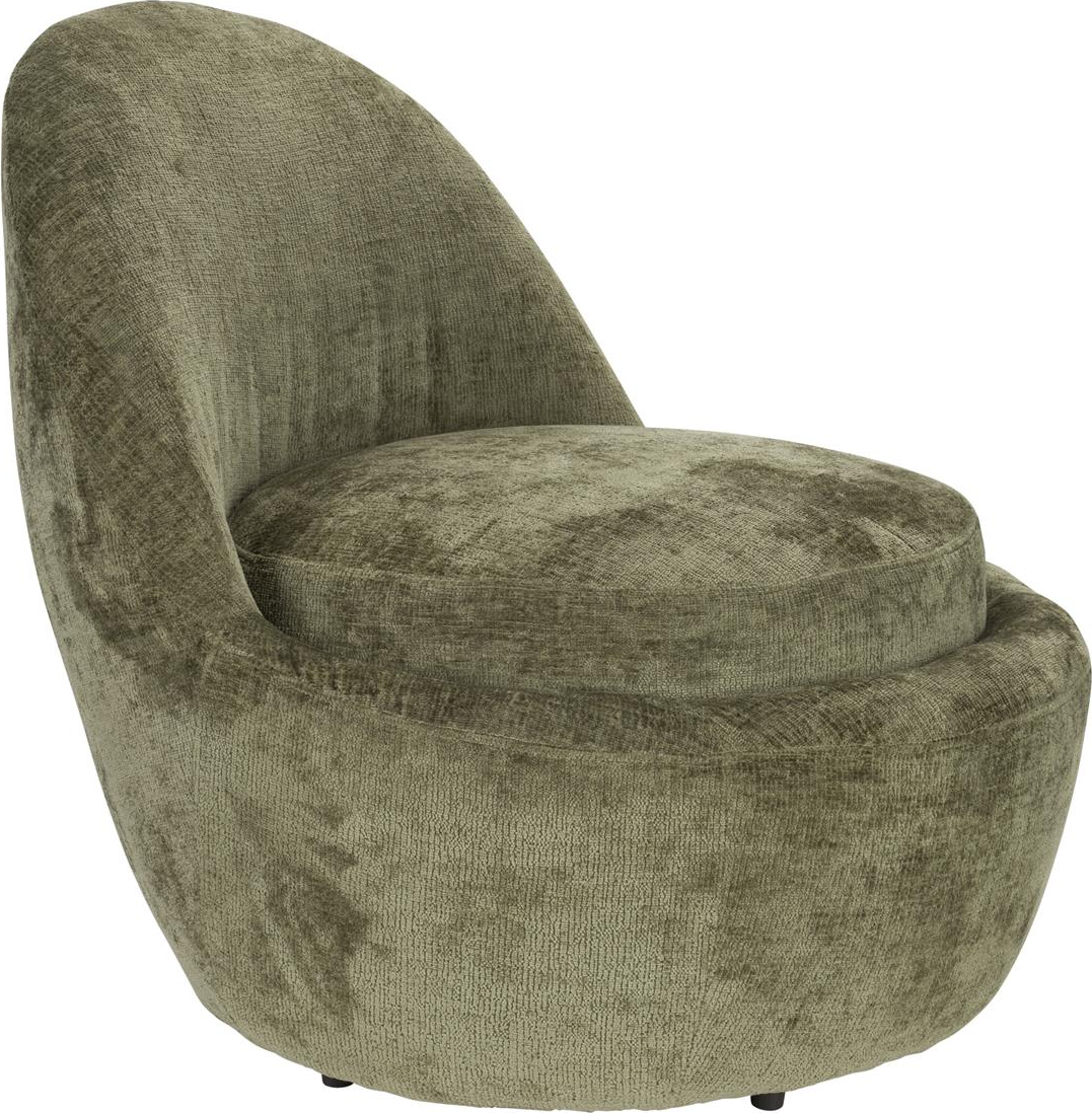 Loungestol Studio White Nash   Brungrå Polyester H83xb61xl61 Cm