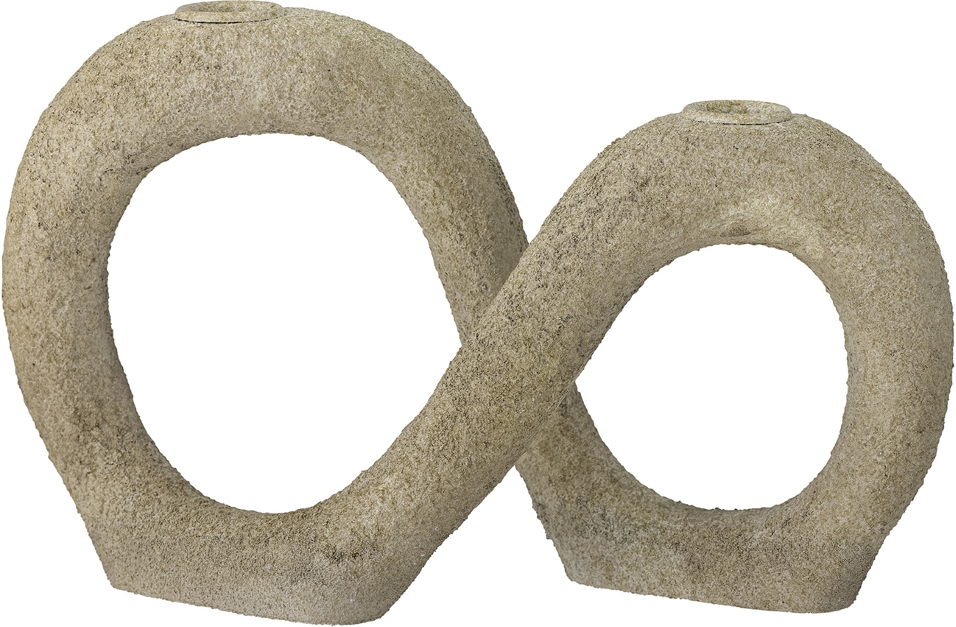 Elegant lysestage Dacian i resin fra Bloomingville