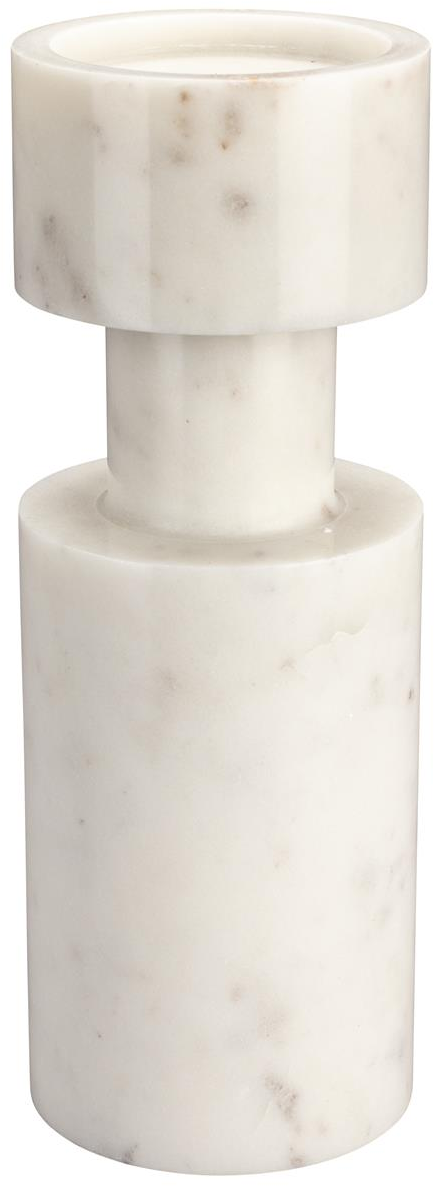 Lysestage Dutchbone Paros   Massivt Perlemormarmor ø10   H10 Cm