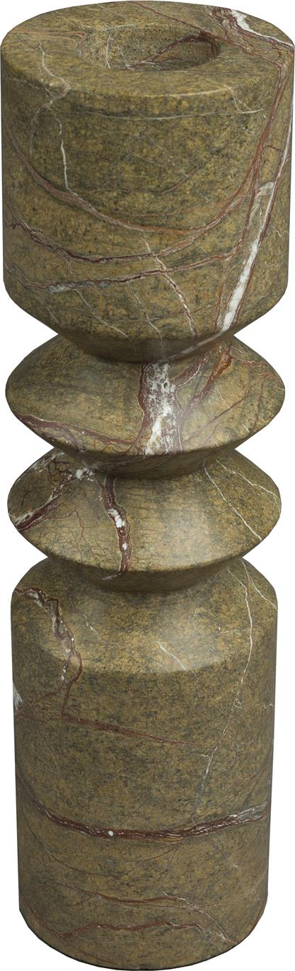 Lysestage Dutchbone Satpura Massivt Marmor Gråbrun ø9   H32 Cm