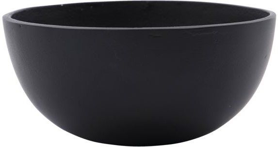 Lysestage House Doctor Crown Skålformet Sort Aluminium D12 H5 Cm
