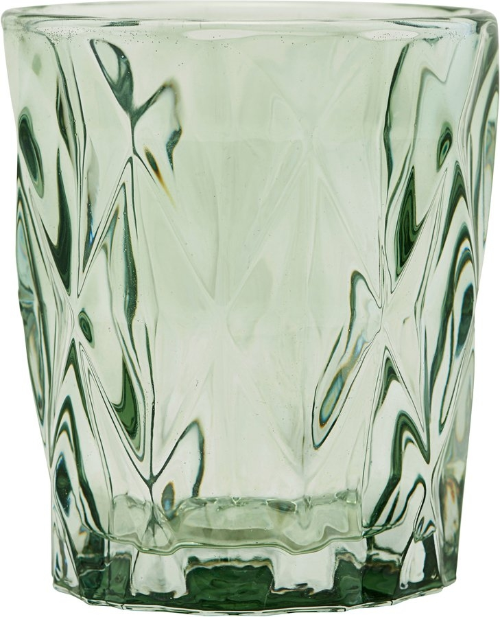 Elegant Lysestage i Grøn Glas fra House Doctor - Facet Design