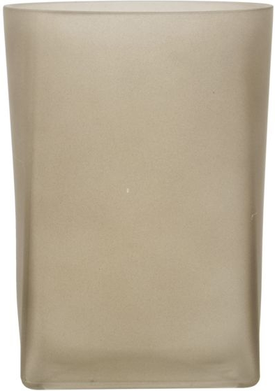 Lysestage House Doctor Made Til Fyrfads- Og Bloklys Lysebrunt Glas D15xh20 Cm